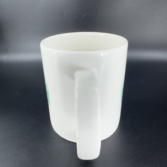 2004 STARBUCKS 12 Oz Coffee Mug Cup Green Black White Older Mermaid Logo Ceramic - Picture 7 of 10